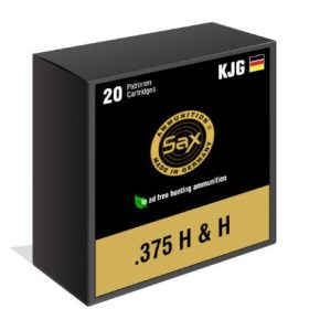   SAX .375 H&H Golyós Lőszer 10 grammos KJG-SR Lövedékkel 